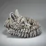 Edge Sculpture Curled Up Artic Fox