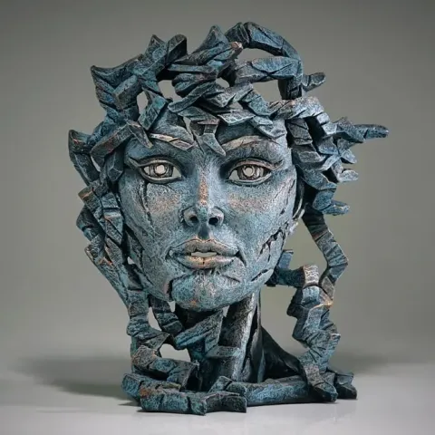 Edge Sculpture Venus Bust - Teal