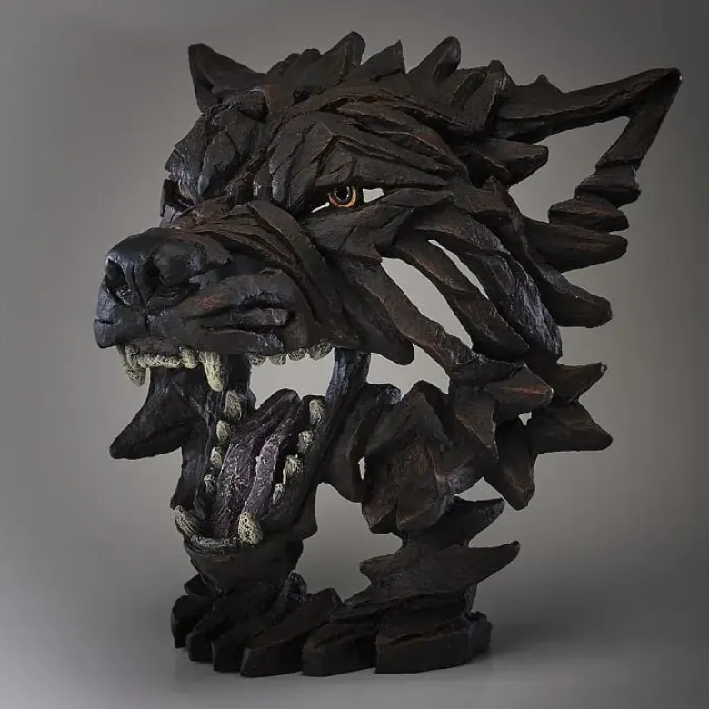 Edge Sculpture Wolf Bust - Fenrir