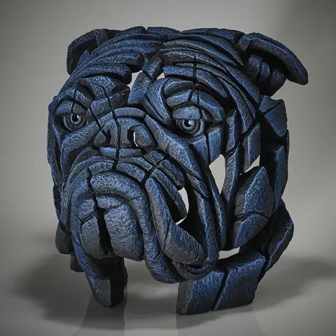 Edge Sculpture Bulldog Bust - Bobby Blue - Limited Edition 50