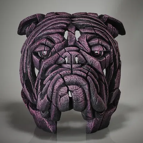 Edge Sculpture Bulldog Bust - Pink Gin - Limited Edition 50