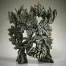 Edge Sculpture Green Man Bust