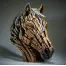 Edge Sculpture Horse Bust - Palomino