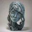 Edge Sculpture Elf Bust - Aqua