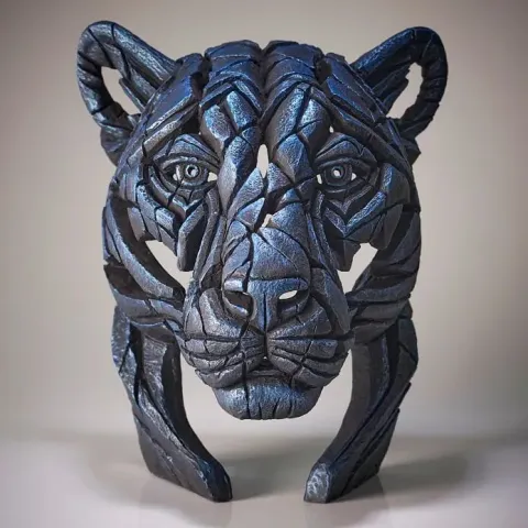 Panther Bust 'Night Shadow' (Metallic Blue) Limited Edition 100