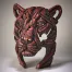 Panther Bust 'Jungle Flame' - Bronze - Limited Edition 100