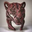 Panther Bust 'Jungle Flame' - Bronze - Limited Edition 100