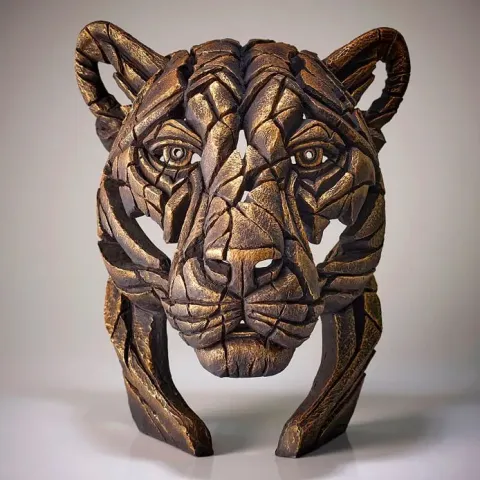 Panther Bust 'Temple Gold' - Gold - Limited Edition 100
