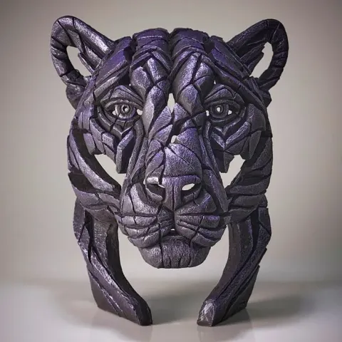Panther Bust 'Moon Hunter' - Purple - Limited Edition 100
