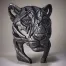 Panther Bust 'Silent Silver' - Silver - Limited Edition 100