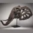 Edge Sculpture African Elephant Bust