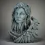 Edge Sculpture Angel Bust (Teal)