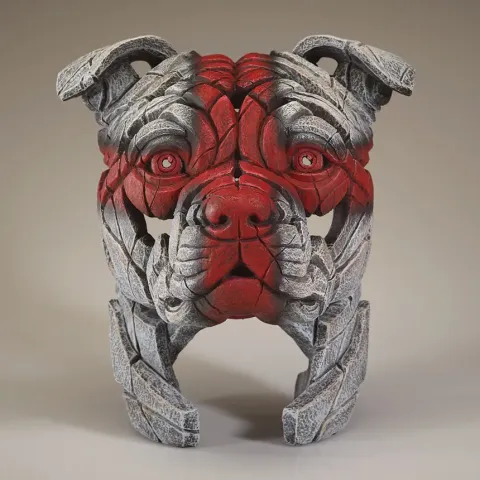Staffordshire Bull Terrier Bust 'Saint George' Limited Edition 100