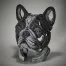Edge Sculpture French Bulldog Bust (Pied)