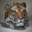 Edge Sculpture Tiger Bust