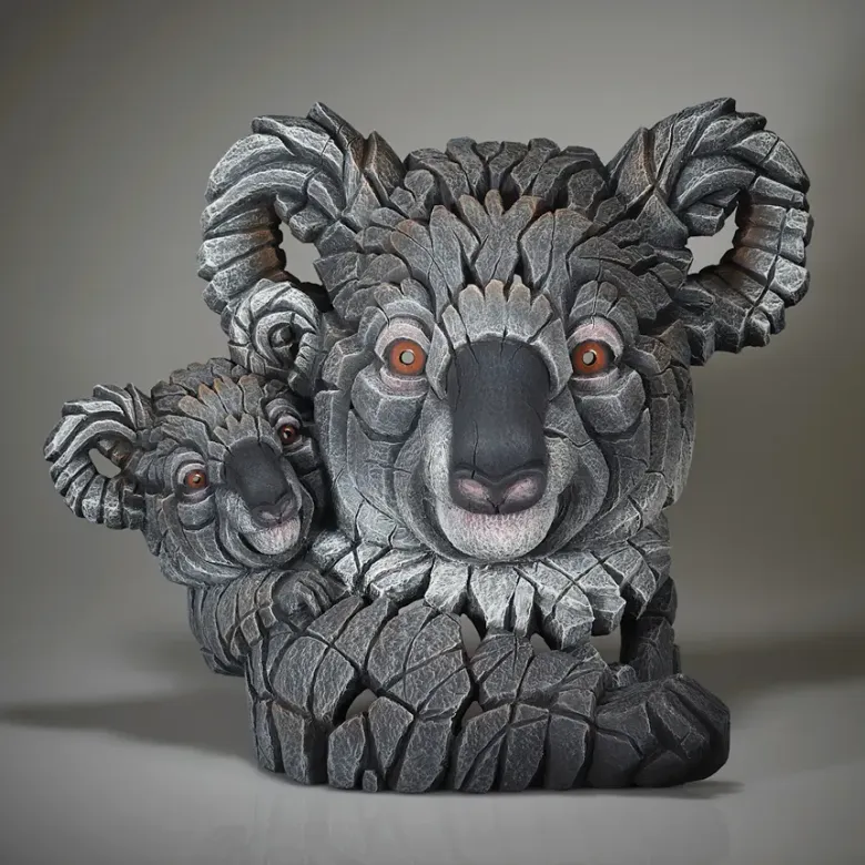 Edge Sculpture Koala and Joey Bust