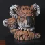 Edge Sculpture Koala and Joey Bust (Brown)
