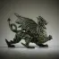 Edge Sculpture Dragon - Green