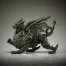 Edge Sculpture Dragon - Green