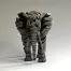 Edge Sculpture Elephant - Mocha