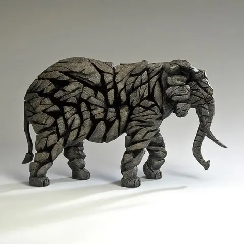 Edge Sculpture Elephant - Mocha