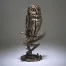 Edge Sculpture Owl - Golden