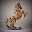 Edge Sculpture Horse - Palomino