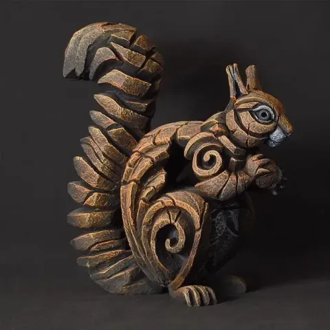 Edge Sculpture Squirrel - Red