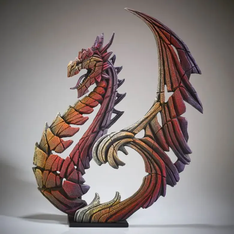 Edge Sculpture Heraldic Dragon - Brimstone