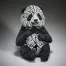 Edge Sculpture Panda Cub Figure