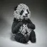 Edge Sculpture Panda Cub Figure