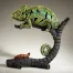 Edge Sculpture Chameleon (Green) Figure