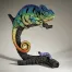 Edge Sculpture Chameleon (Rainbow Blue) Figure