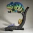 Edge Sculpture Chameleon (Rainbow Blue) Figure