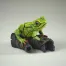 Edge Sculpture African Frog (Green) Figure