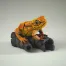 Edge Sculpture African Frog (Orange) Figure
