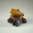 Edge Sculpture African Frog (Orange) Figure
