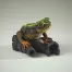 Edge Sculpture African Frog (Rainbow Green) Figure