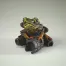 Edge Sculpture African Frog (Rainbow Green) Figure