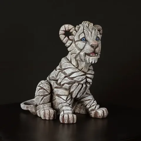 Edge Sculpture Lion Cub (White) Figure