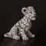 Edge Sculpture Lion Cub (White) Figure