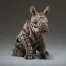 Edge Sculpture Rhinocerous Calf Figure