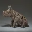 Edge Sculpture Rhinocerous Calf Figure