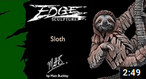 Edge Sculpture Sloth Figure