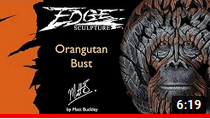 Edge Sculpture Orangutan Bust