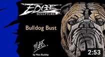 Edge Sculpture Bulldog Bust